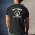 Retired Us Air Force Veteran Mens Back Print T-shirt Gifts for Him