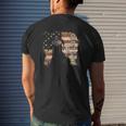 Retro Best Great Dane Dad Ever American Flag 4Th Of July Mens Back Print T-shirt Gifts for Him