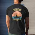 Retro Father Son Fishing Partners For Life Matching Mens Back Print T-shirt Gifts for Him