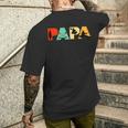 Retro Kajakfahrer Papa Lustigeintage Papa Kajakfahrer Lie T-Shirt mit Rückendruck Geschenke für Ihn