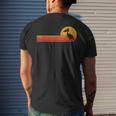 Retro Pelican Lover Pelican Vintage Men's T-shirt Back Print Gifts for Him