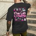 Retro Pink The Lab Is Everything Happy Lab Week 2024 Men's T-shirt Back Print Gifts for Him