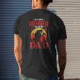 Retro Style My Favorite Firefighter Calls Me Dad Fathers Day Mens Back Print T-shirt Gifts for Him