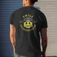Retro Vintage Smile It Is Hockey Season Mens Back Print T-shirt Gifts for Him
