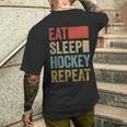 Ropa De Hockey Sobre Hielo Retro Hockey Camiseta Hombre Estampado Espalda Regalos para él