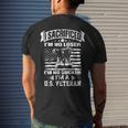 I Sacrificed I'm No Loser I'm No Sucker I'm A US Veteran Mens Back Print T-shirt Gifts for Him