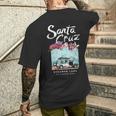 Santa Cruz Surf Van Vintage California Surfing Men's T-shirt Back Print Gifts for Him