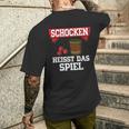 Schocken Heisst Das Spiel T-Shirt mit Rückendruck Geschenke für Ihn