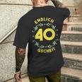 Schwaben Swabian 40Th Birthday T-Shirt mit Rückendruck Geschenke für Ihn