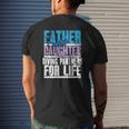 Scuba Diving Dad And Daughter Diving Partners For Life Mens Back Print T-shirt Gifts for Him