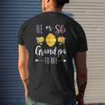 He Or She Grandpa To Bee Expecting Granddad Mens Back Print T-shirt Gifts for Him