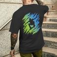 Skating Skateboarder Skater Children's Skateboard Men's T-shirt Back Print Funny Gifts