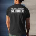Skinner Surname Team Family Last Name Skinner Men's T-shirt Back Print Gifts for Him