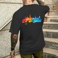 Skyline Nuremberg T-Shirt mit Rückendruck Geschenke für Ihn