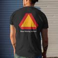 Slow Moving Vehicle On The Back Men's T-shirt Back Print Funny Gifts