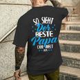 So Sieht Der Beste Papa Der Welt Aus T-Shirt mit Rückendruck Geschenke für Ihn