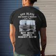 My Son Is Uss Harry S Truman Cvn Men's T-shirt Back Print Gifts for Him