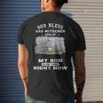 My Son Is Uss Mitscher Ddg Men's T-shirt Back Print Gifts for Him