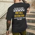 Sondler Sondengänger Sondeln Metalldetektor T-Shirt mit Rückendruck Geschenke für Ihn