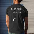 Soon To Be Grandpa Fathers Day First Time Pregnant Kids Mens Back Print T-shirt Gifts for Him