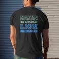 Spartan On Saturday Lion On Sunday Detroit Football Mens Back Print T-shirt Gifts for Him
