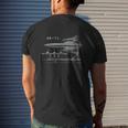 Sr-71 Military Aircraft Mens Back Print T-shirt Gifts for Him