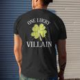 St Patricks Day Shirt Lucky Villain Mens Back Print T-shirt Gifts for Him