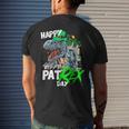 St Patricks DayRex Shirt Happy Pat Rex Day Dinosaur Mens Back Print T-shirt Gifts for Him