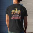 Step Dads Are The Real Superheroes Father's Day Tees Mens Back Print T-shirt Gifts for Him