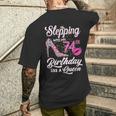 Stepping Into My 74Th Birthday Like A Queen Women Men's T-shirt Back Print Gifts for Him