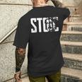 Stoic Stoisch Markus Aurel Stoicism T-Shirt mit Rückendruck Geschenke für Ihn