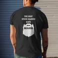 Stone Mason Beards Mustaches Block Cement Masonry Mens Back Print T-shirt Gifts for Him