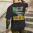 Storm Area 51 They Can't Stop All Of Us Running Alien Men's T-shirt Back Print Gifts for Him