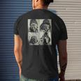 Straight Outta Rescue T-Shirt Pit Bull Mens Back Print T-shirt Gifts for Him