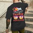 Straight Trippin' 2024 Family Vacation Puerto Rico Matching Men's T-shirt Back Print Gifts for Him