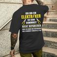 Stromriker Dummheit Reparieren Electronics German Language T-Shirt mit Rückendruck Geschenke für Ihn
