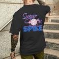 Sugar Spike Volleyball T-Shirt mit Rückendruck Geschenke für Ihn