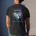 Suicide Prevention S Dad Son Ts Men Daughter Mens Back Print T-shirt Gifts for Him