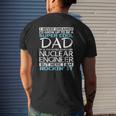 Super Cool Dad Of Nuclear Engineer Father's Day Mens Back Print T-shirt Gifts for Him