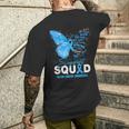 Support Aquad Butterfly Men's T-shirt Back Print Gifts for Him