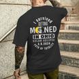 I Survived Getting Mooned In Ohio 2024 Solar Eclipse Viewing Men's T-shirt Back Print Gifts for Him