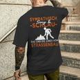 Sympathic And Schlau Strassenbau & Street Keeper Black S T-Shirt mit Rückendruck Geschenke für Ihn