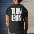 Team Chad Husband Son Grandson Dad Sports Family Group Mens Back Print T-shirt Gifts for Him