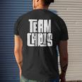 Team Chris Husband Son Grandson Dad Boyfriend Sports Group Mens Back Print T-shirt Gifts for Him