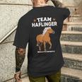 Team Haflinger Unserherzenspony Haflinger Pony T-Shirt mit Rückendruck Geschenke für Ihn