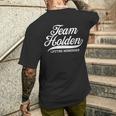 Team Holden Lifetime Membership Family Surname Last Name Men's T-shirt Back Print Gifts for Him
