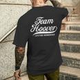 Team Hoover Lifetime Membership Family Surname Last Name Men's T-shirt Back Print Gifts for Him
