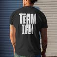 Team Ian Son Grandson Husband Dad Sports Family Group Mens Back Print T-shirt Gifts for Him