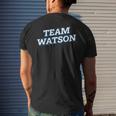 Team Watson Relatives Last Name Family Matching Men's T-shirt Back Print Gifts for Him
