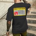 Test Winner Stiftung Nageltest Adult Humour T-Shirt mit Rückendruck Geschenke für Ihn